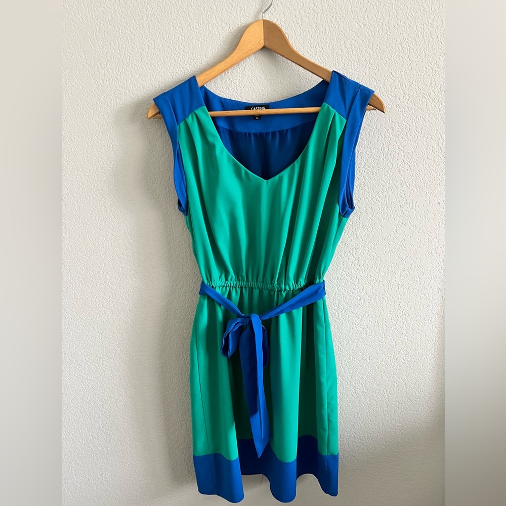 Casting LA Sleeveless Tie Midi Dress- Size M